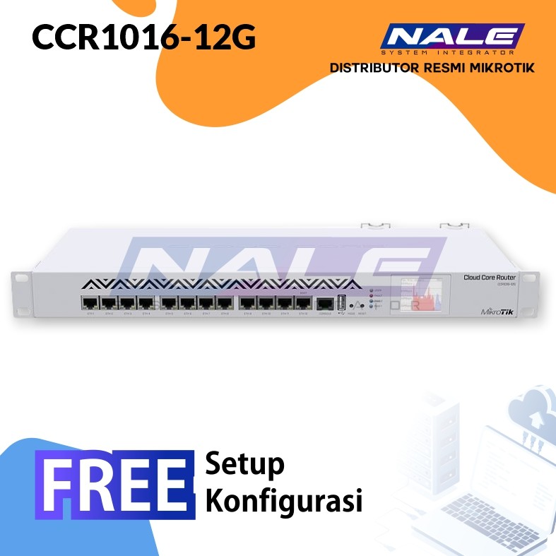 CCR1016-12G Mikrotik Router CCR1016-12G - Gambar 1