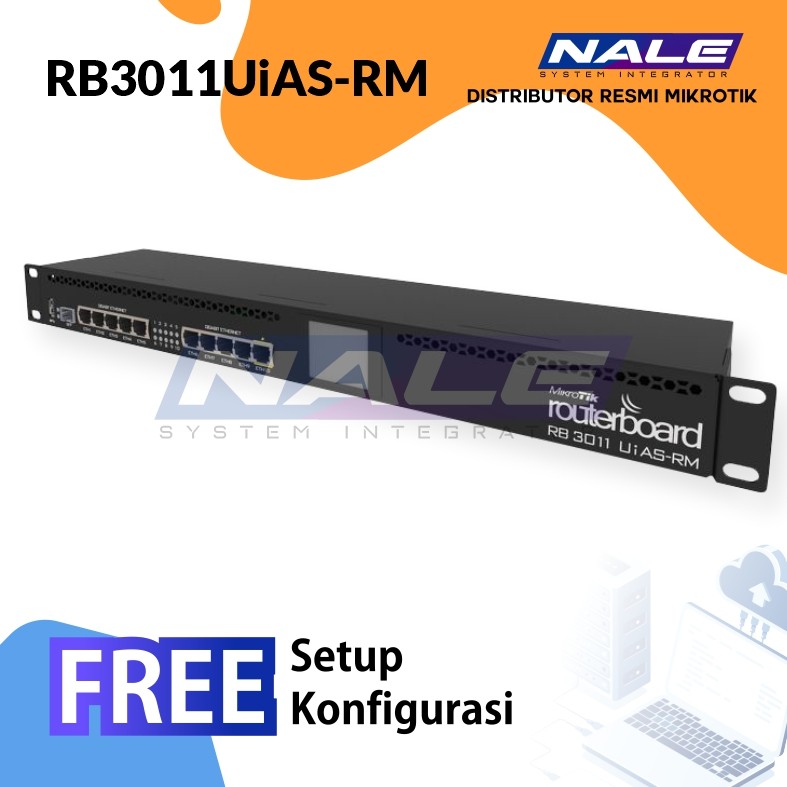 RB3011UiAS-RM Mikrotik Router RB3011UiAS-RM - Gambar 1