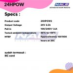 Mikrotik 24HPOW 24V 2.5A adapter - Gambar 3