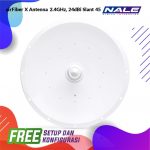 Ubiquiti airFiber X Antenna 2.4GHz, 24dBi Slant 45 - Gambar 2