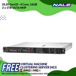 HPE P17078-B21 DL20 Gen10 - 4 Core, 16GB, 2 x 1TB SATA NHP