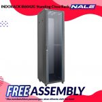 INDORACK IR6042G Standing Close Rack 42U 600mm Depth Glass Door