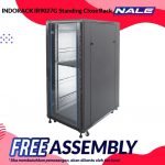 INDORACK IR9027G Standing Close Rack 27U 900mm Depth Glass Door