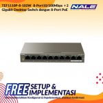 Tenda TEF1110P-8-102W  8-Port10/100Mbps+2Gigabit Desktop Switch dengan 8-Port PoE