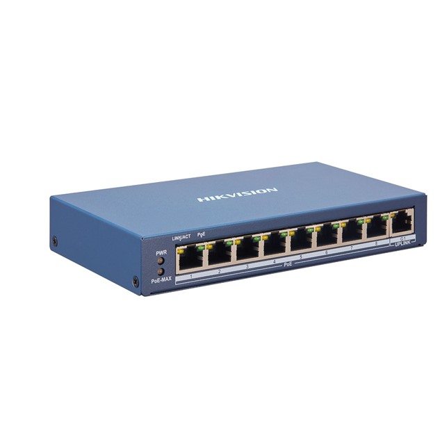 HikVision 8 Port Fast Ethernet Smart POE Switch (DS-3E1309P-EI)