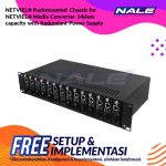 NETVIEL® Rackmounted Chassis for NETVIEL® Media Converter 14slots capacity with Redundant Power Supply
