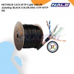 NETVIEL® CAT6 SFTP Cable with PE Jacketing BLACK COLOR (NVL-UTP-SFTP-06)