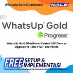 WhatsUp Gold Distributed Central 200 Devices Upgrade to Total Plus 1500 Points