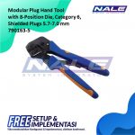 Modular Plug Hand Tool with 8-Position Die, Category 6, Shielded Plugs 5.7- 7.0 mm (790163-5)