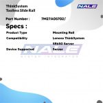 ThinkSystem Toolless Slide Rail (7M27A05702) - Gambar 3