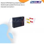 Netviel OTB Wallmounted 4 port ST Multimode Loaded Terminasi Accs ( Exclude Connector )(NVL-OTB-WM-24/4-MM-ST-T)