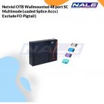 Netviel OTB Wallmounted 48 port SC Multimode Loaded Splice Accs ( Exclude FO Pigtail )(NVL-OTB-WM-48/48-MM-SC-S)