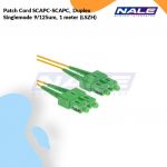 Netviel Patch Cord SCAPC-SCAPC, Duplex Singlemode 9/125um, 1 meter (LSZH) (NVL-DPSM1-SCAPC-SCAC-001)