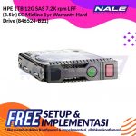 HPE 1TB 12G SAS 7.2K rpm LFF (3.5in) SC Midline 1yr Warranty Hard Drive (846524-B21)