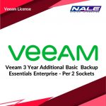 Veeam 3 Year Additional Basic  Backup Essentials Enterprise - Per 2 Sockets