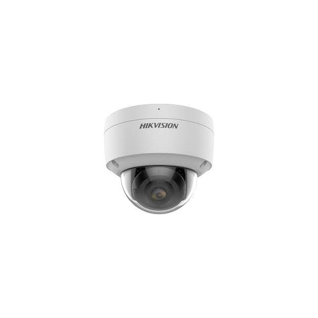 HikVision 2 MP ColorVu Fixed Dome Network Camera Built-in Microphone, Audio & Alarm Interface (DS-2CD2127G2-SU)