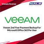 Veeam 2nd Year Payment Backup For Microsoft Office 365 Per User