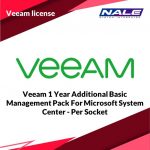 Veeam 1 Year Additional Basic Management Pack For Microsoft System Center - Per Socket