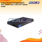 Linksys 24-Port Managed Gigabit PoE+ Switch with 4 10G SFP+ Uplinks 410W