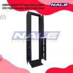 ABBA-RACK 19"Open Entry Rack 45U High Density with Cable Duct