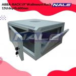 ABBA-RACK 19″ Wallmount Rack With Removable Side Panel 15U depth 600mm