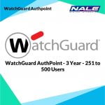 WatchGuard AuthPoint - 3 Year - 251 to 500 Users