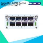 Sophos 8 Port GbE POE Flexi Port Module + Power Supply Kit (For SG/XG 210 & 230/3xx/4xx) With EU And UK Power Cords