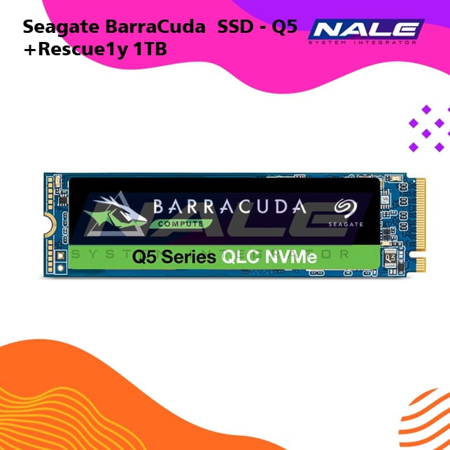 Slide1 Seagate BarraCuda SSD - Q5 +Rescue1y 1TB - Gambar 1