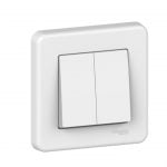 SAKLAR DOUBLE LEONA LNA0300321 2G 1W SCHNEIDER