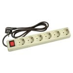 UTICON STOP KONTAK 6 LUBANG + SAKLAR + KABEL ST-1682