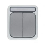 SWITCH/SAKLAR SERI WEATHERPROOF ATLANTIC 2162 2GANG BROCO
