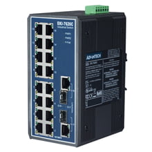 Advantech 16+2G Combo Port Gigabit Unmanaged Industrial Ethernet Switch (EKI-7626C-AE)