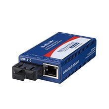 Advantech Mini Hardened Media Converter, 100Mbps, Multimode 1300nm, LFPT, 5km, SC, AC adapter (IMC-350I-MM-PS-A)