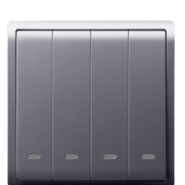 SAKLAR 4G PIENO E8234L1F_LS 4G 1W FLUO LAVENDER SILVER SCHNEIDER