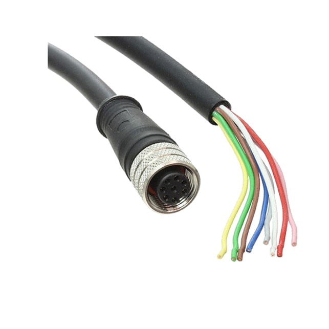 ADVANTECH BB-WSCAM12-6 CABLE, WZD M12 - 8 pin wire harness cable 6ft