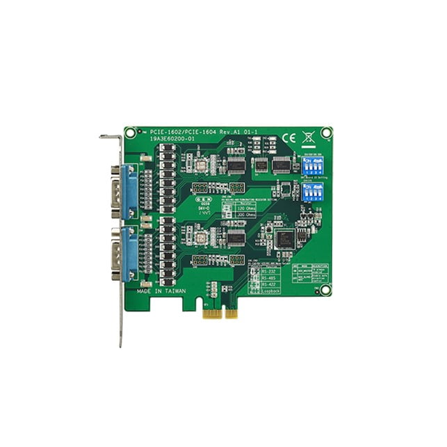 Advantech CIRCUIT BOARD, 2-port RS-232 PCIe Comm. Card w/Iso (PCIE-1604C-AE)