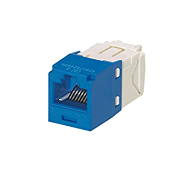 PANDUIT MINI-COM TX-6 PLUS JACK MODULE (BLUE)