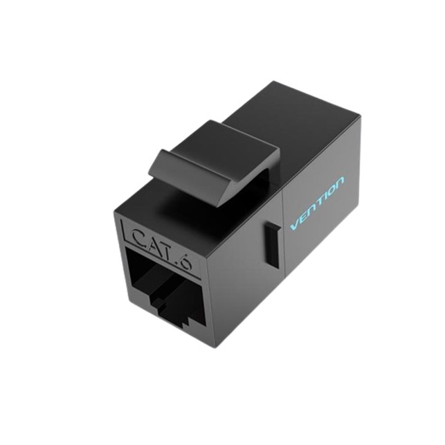 Vention Barrel Konektor RJ45 Cat.6 Keystone Inline Coupler Black