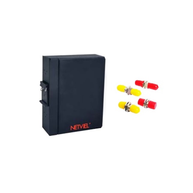 Netviel OTB INDIBOX DINRAIL  12 port ST Multimode Loaded Splice Accs ( Include FO Pigtail )