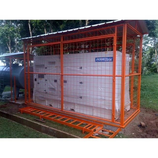 Pagar Pengaman Tralis Besi Genset 60kVA