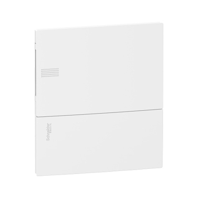 mini Pragma recessed enclosure - 1 x 8 modules - smoked door