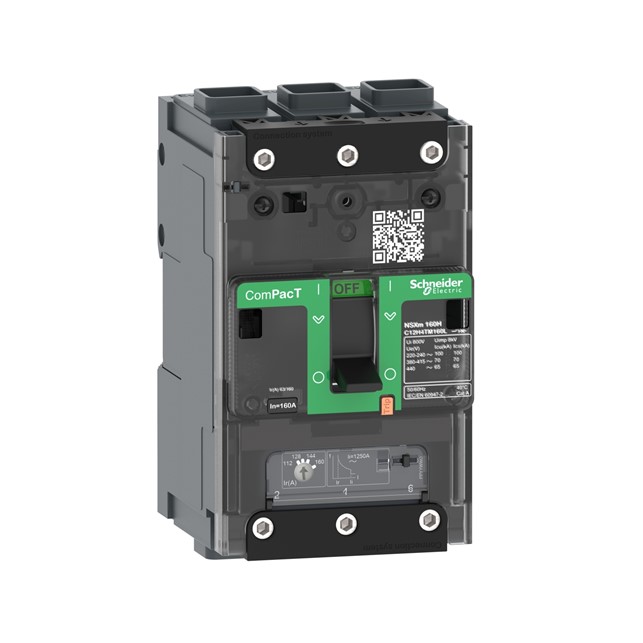 Schneider Circuit breaker,ComPacT NSXm 63E, 16kA/415VAC, 3 poles, TMD trip unit 32A (C11E3TM032L)