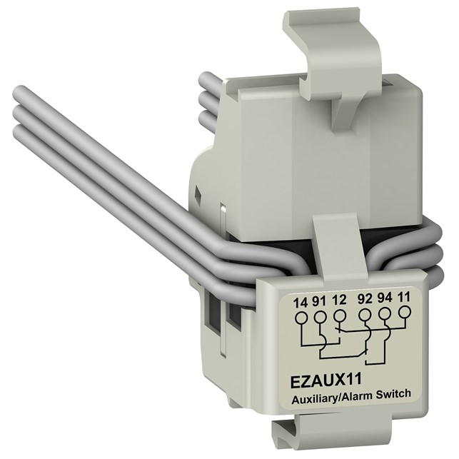 Schneider auxiliary and alarm switch AL AX, EasyPact EZC 100 (EZAUX11)