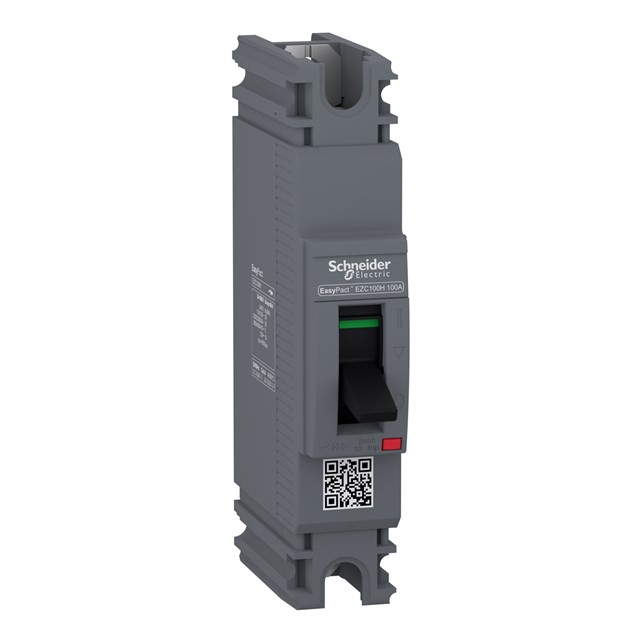 Schneider circuit breaker Easypact EZC100H - TMD - 100 A - 1 pole 1d (EZC100H1100)