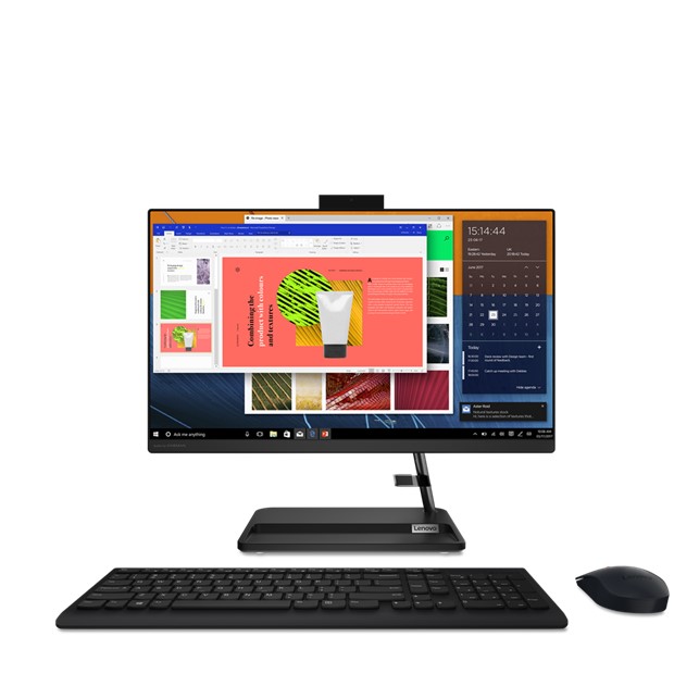 Lenovo IdeaCentre AIO 3 22ITL6 - i5-1135G7 (8M Cache, up to 4.20 GHz), Integrated Intel Iris Xe Graphics, Intel SoC Platform, 2x 4GB SO-DIMM DDR4-3200, Black