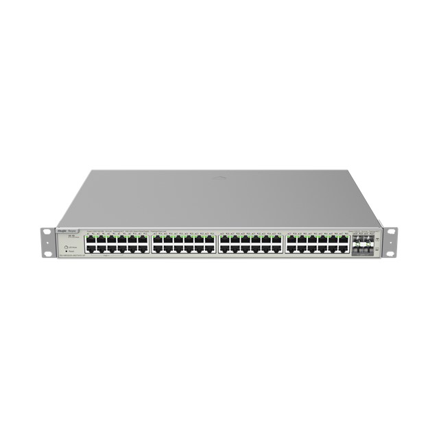 Ruijie Reyee 48-port Gigabit Layer 3 PoE Switch, 4 SFP+ Uplink (RG-NBS5200-48GT4XS-UP)