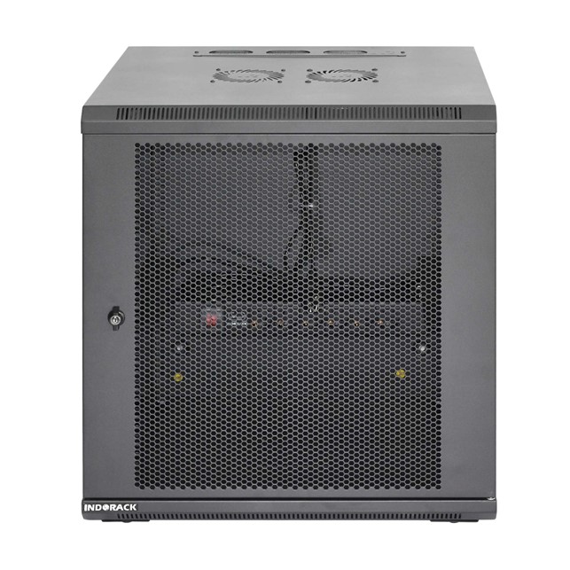 IndoRack Wallmount 10U Rack Single Perforated Door (WIP4510S)