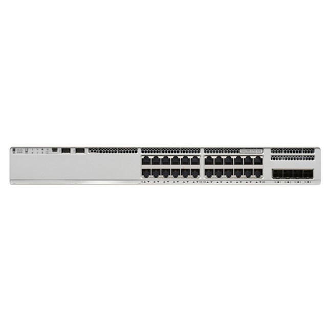 Cisco Catalyst 9200L 24-port PoE+ 4x10G uplink Switch, Network Essentials (C9200L-24P-4X-E)