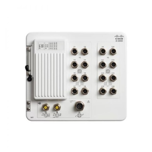 Cisco Catalyst IE3400 Heavy Duty, 16 FE M12 interfaces, Network Essentials (IE-3400H-16FT-E)