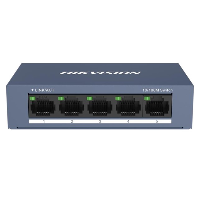 HikVision 5-Port Fast Ethernet Switch (DS-3E0105-O)